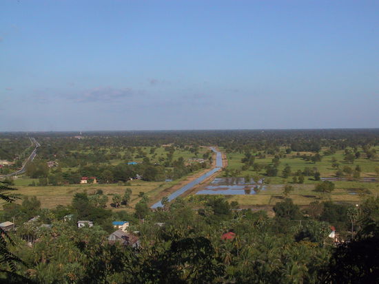 Ausblick vom Phnom Sampeuv