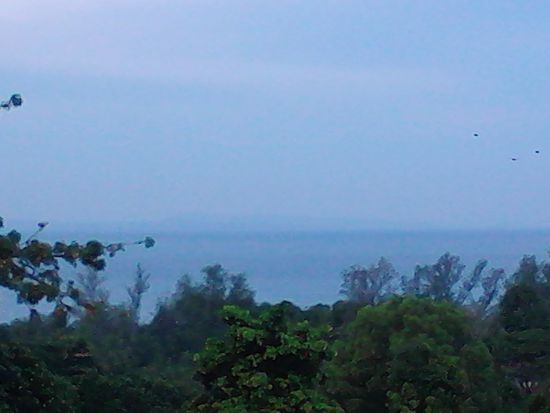 Ausblick aufs Meer aus dem Zimmer...