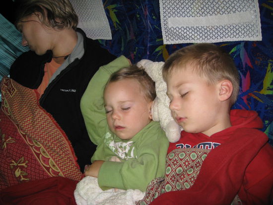 ...und wenn sie dann mal schlafen, sind sie so friedlich und lieb.