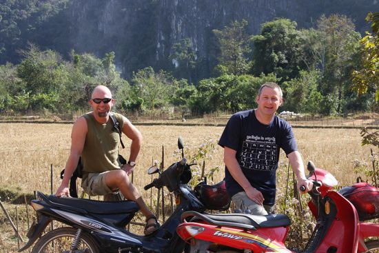 Juergen und Frank alleine auf Tour