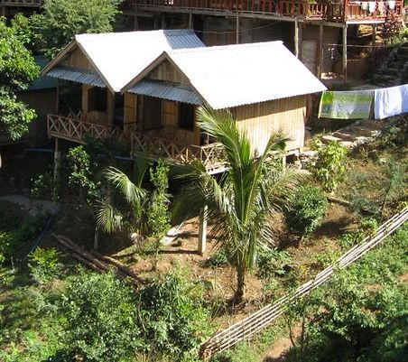 Unsere Hütten in Nong Kiao