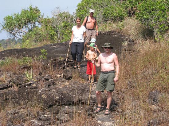 Inseltrekking... keine grosse Tour, aber dafuer mit allen Schikanen