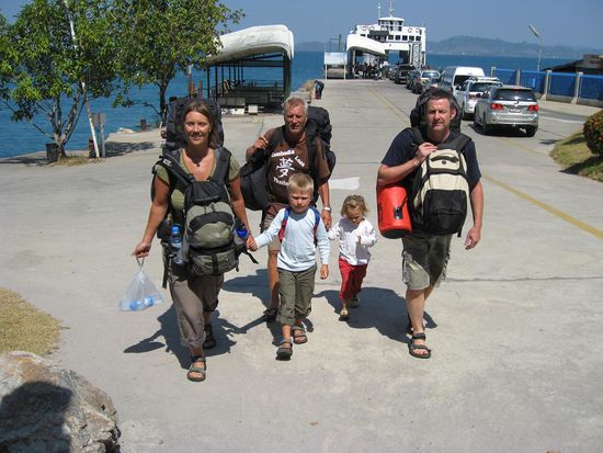 Von der ferry zum pickup...