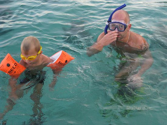 Liam ist eine echte Wasserratte!!!