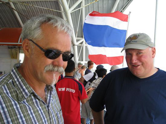Uwe und KD auf der ferry.