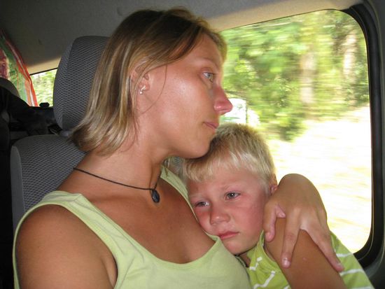 Nach der Verabschiedung von Uwe und KD war Liam und auch Lynn sehr traurig. Aber Uwe hatte uns eingeladen ihn mal im Sommer in Backnang zu besuchen.