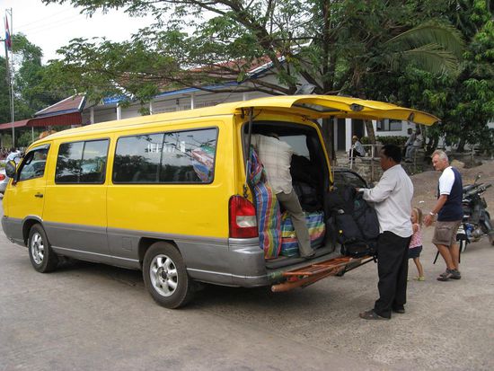 Bei der Gepaeckverladung