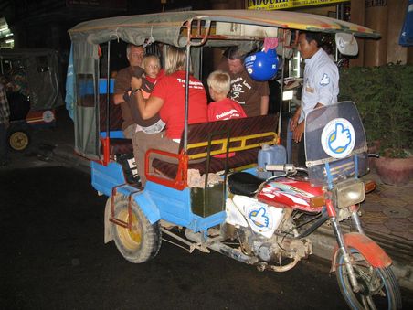 Unser Tuk Tuk für die Fahrt zum Airport.