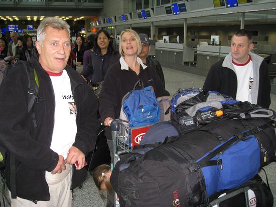 bei der Gepaeckabgabe....