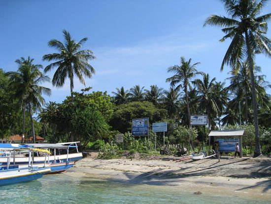 Ankunft auf Gili Air