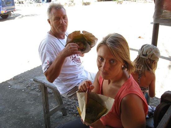 Reisgericht in der Papiertuete (Snack zwischendurch)