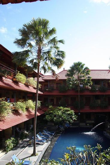 Unsere Unterkunft in Kuta "New Arena Hotel"