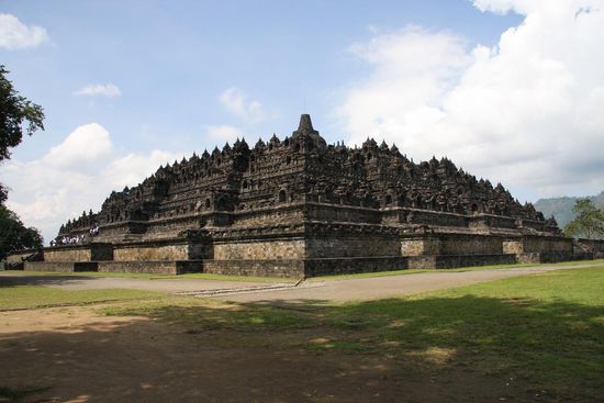 Die Tempelamlage in ihrer gesamten Groesse