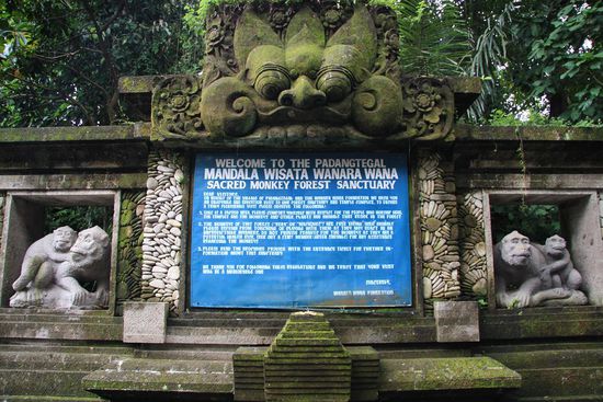 Eingang zum Affentempel