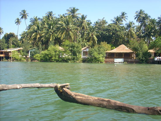 vom Boot aus gestern in Palolem....kann man aushalten