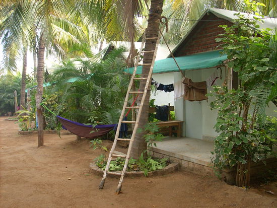 hier haben wir in hampi geschlafen