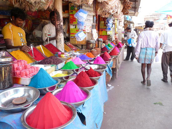 Mysore Markt....einer der farbenfrohsten und lebhaftesten Basare Indiens
