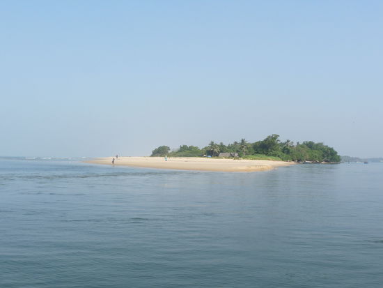 auf einer Bootsfahrt