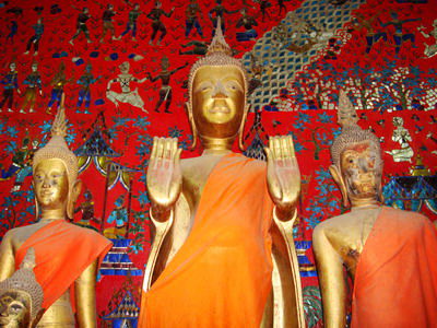 Der groesste WAT in Luang Prabang, Wat Xieng Thong