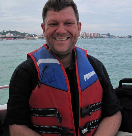 Sicherheitswesten sind Vorschrift - zumindest aud dem Hinweg