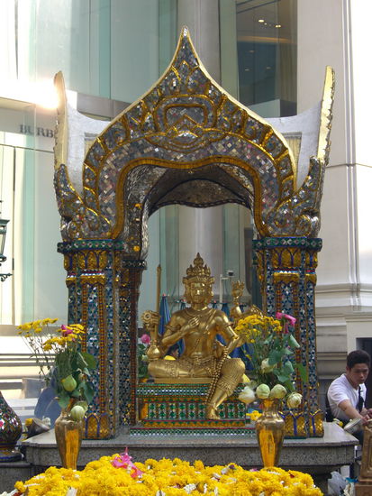 Pilger erbitten von Brahma...