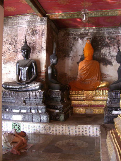 Der Wandelgang lädt zu einem Schläfchen ein