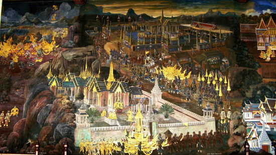 Eine der vielen Palastdarstellungen