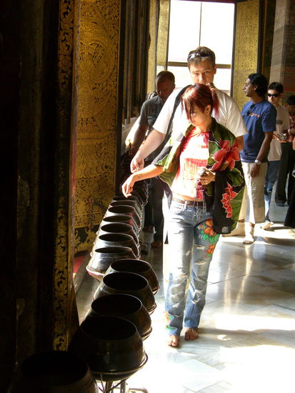 Spenden im Vorbeigehen