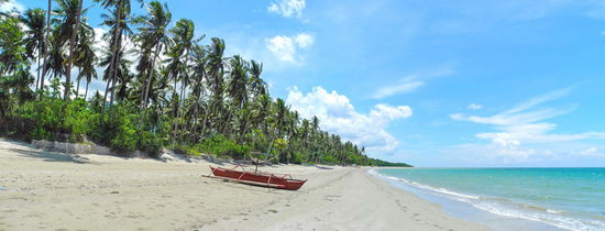 San Raffael Beach auf Palawan.