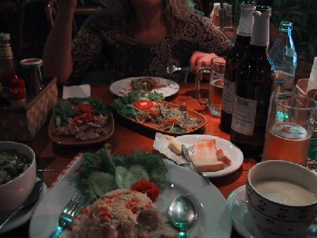 Thai Food mit Singha Beer