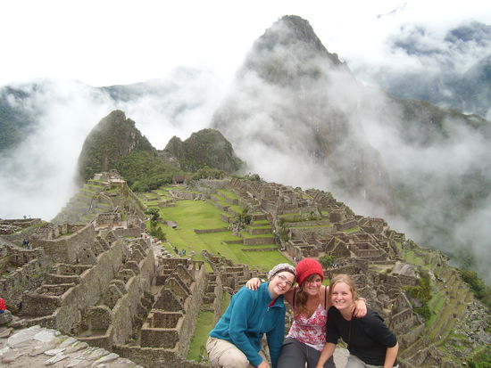 Da Winners vor MACHU PICCHU, inca trail tag 4