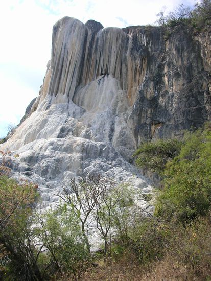 Hierve del agua...