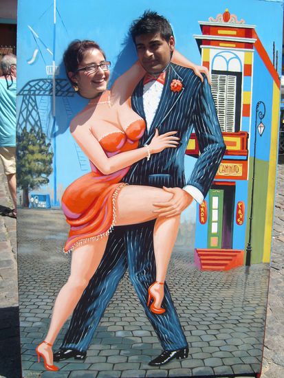 Taz und Noe am tango tanzen...