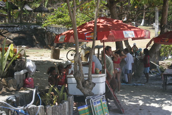 Und die obligatorischen Leckereien am Strand