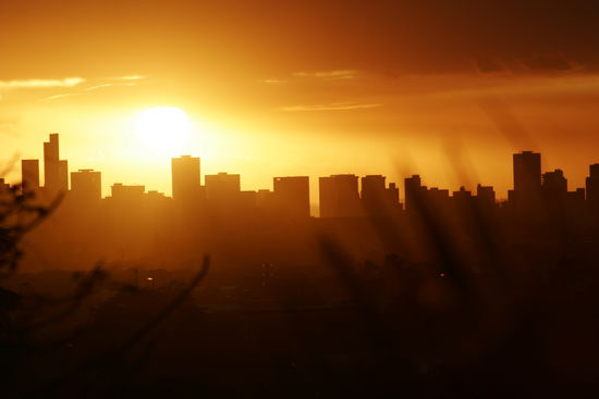 Sonnenuntergang ueber Recife (schoen nicht?)