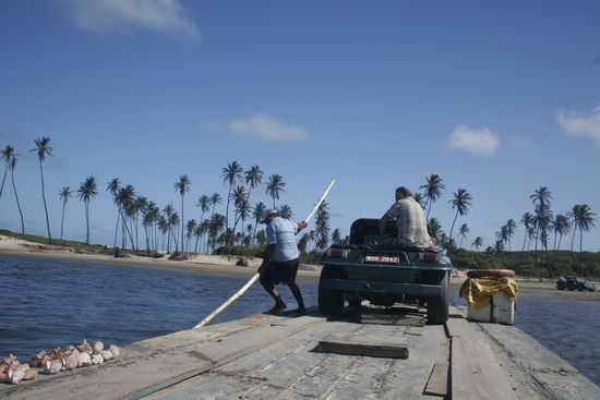 Mitm Buggy auf ner Faehre...