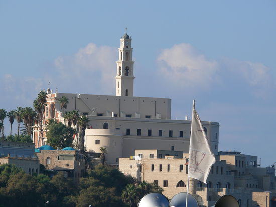 Jaffa von Tel Aviv aus gesehen