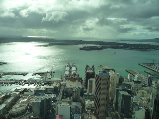 Auckland mit Hafen