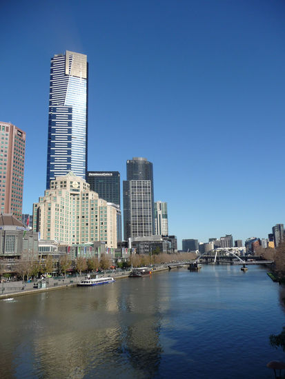 Yarra River mit Eureka Tower