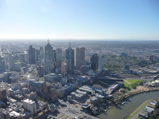 Sicht vom Eureka Tower
