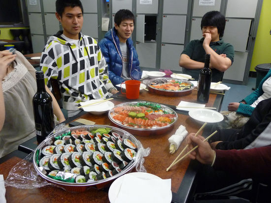 Japanisches Abschiedsessen