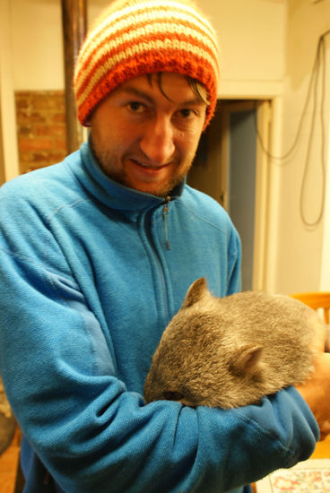 Schorsch mit Wombat