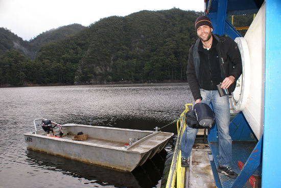 Piet, Kapsel, Beiboot, Flachmann