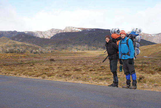 Der Start zum Overland-Track