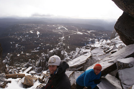 Aufstieg Cradle Mountain mit dem Franzosen Will