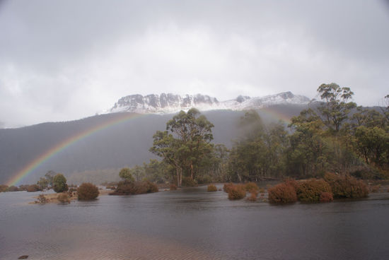 Der Overland Track verabschiedet sich von uns von seiner besten Seite!