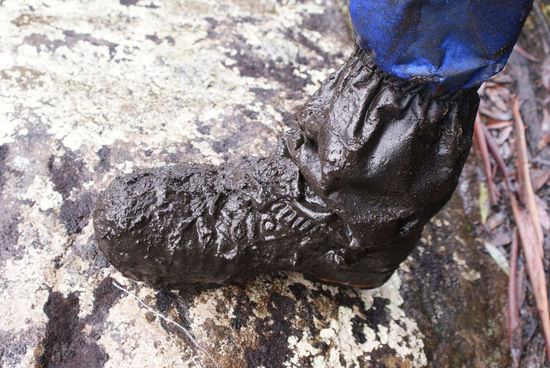 ... es war nass und dreckig