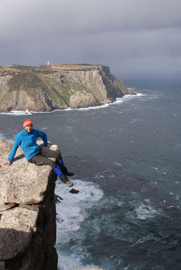 Am Cape Pillar, es geht weit hinunter... |pm