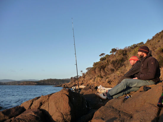 warten auf unser Abendessen...