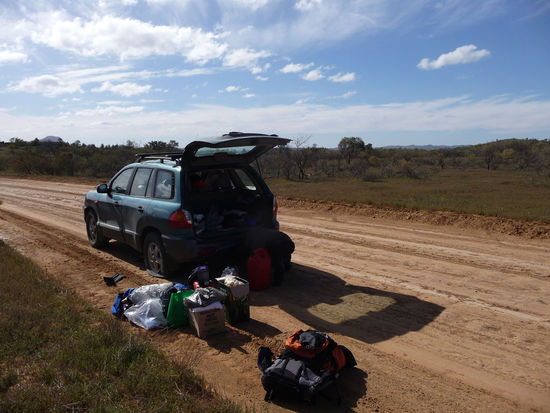 Platten schon nach 10km Off-Road